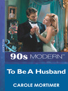 To Be a Husband (eBook)